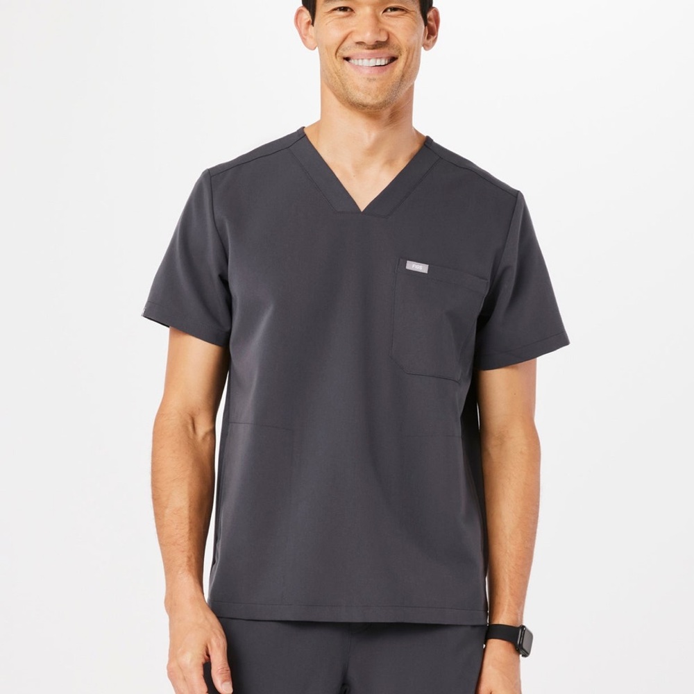 FIGS Navy Blue Scrub Top